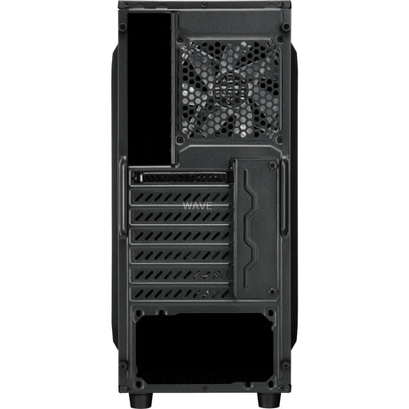 Sharkoon vg6-w rgb midi tower pouzdro (černé | 4x usb-a | rgb | okno)