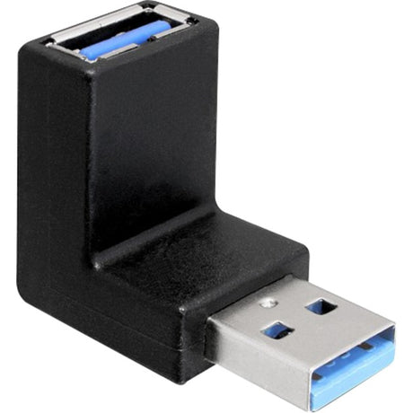 Delock Adapter USB3.0 (czarny, 90°)
