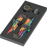 Wera 9740 insert en mousse avec clés à broches, jeu 1, 20 pièces - 05150140001