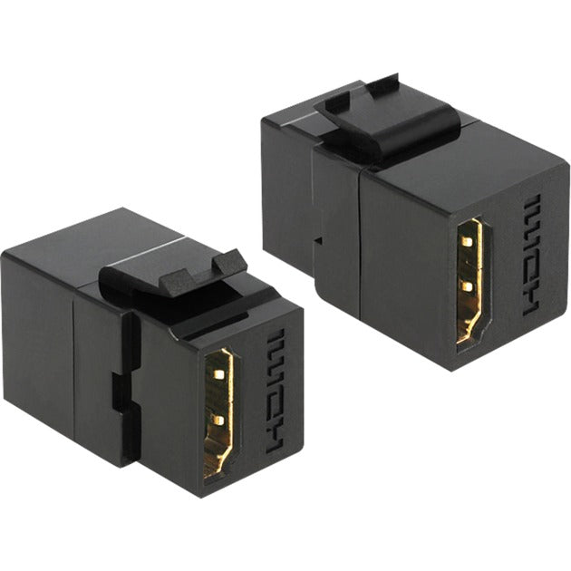 Delock keystone modul hdmi ženski > hdmi ženski (črn)