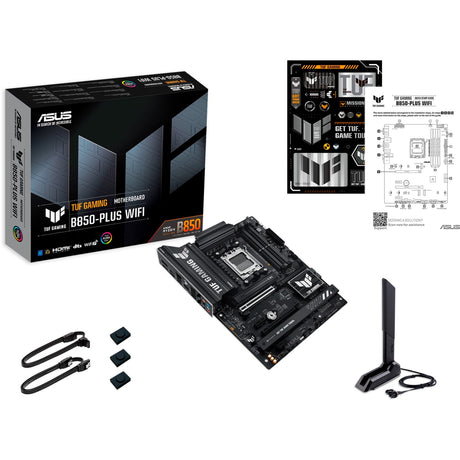 Asus TUF Gaming B850-Plus WiFi Socket AM5 Motherboard (RAID, 2.5Gb LAN, Wi-Fi 7, BT, Sound, ATX)