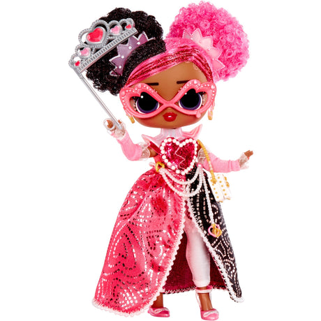 Mga siamsaíocht l.o.l. doll masquerade tweens iontas - doll briseadh croí ríoga