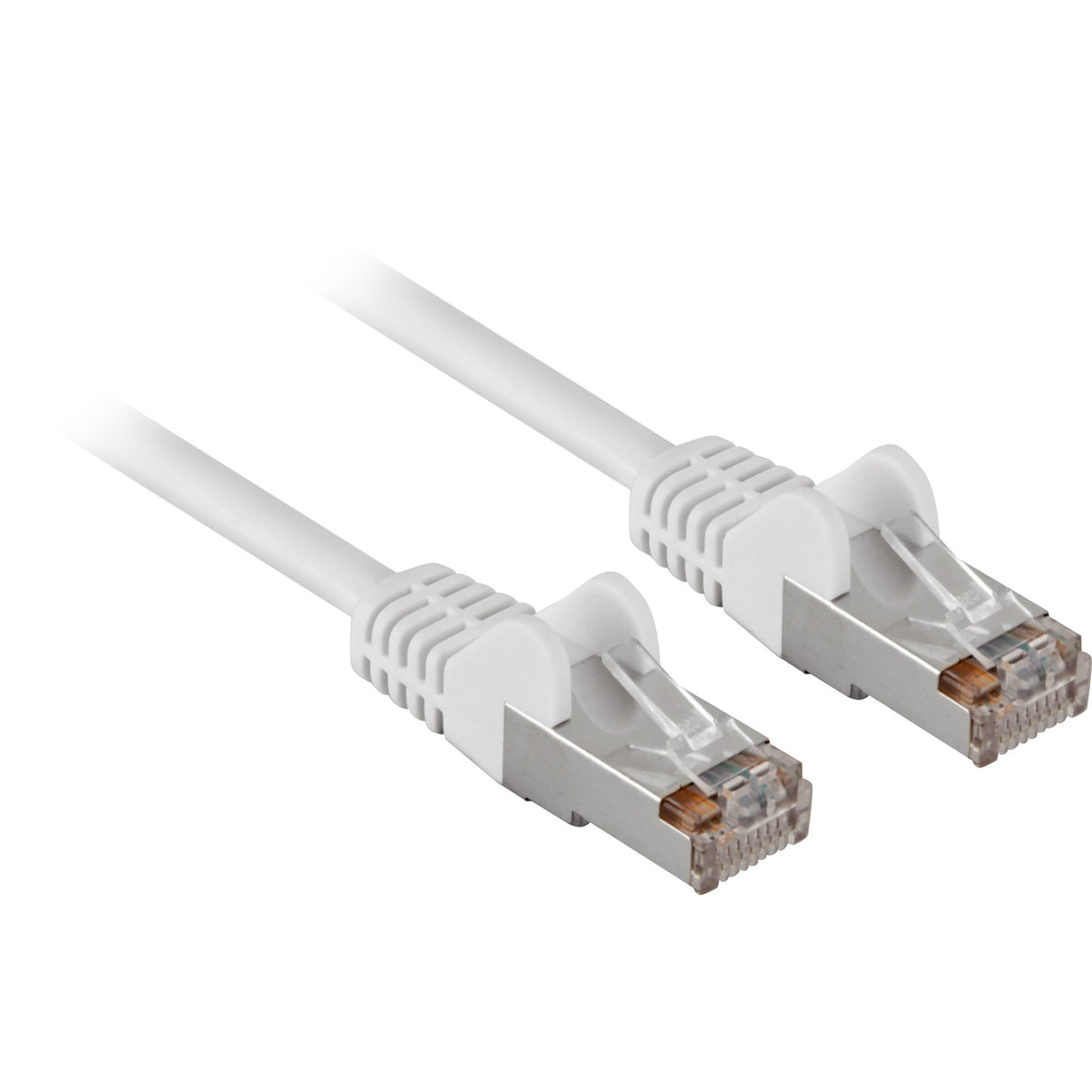 Goobay nettverkskabel rj-45 f utp med cat.5e (hvit, 50 meter)