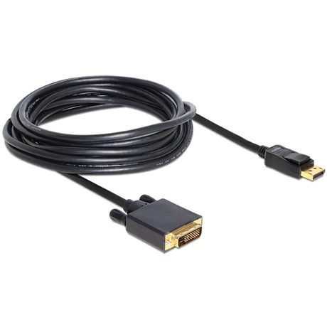 Delock display port > dvi 24+1 adaptér (čierny, 5 metrov)