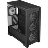 Asus tuf gaming gt302 argb midi tower ohišje (črno | 2x usb-a | 1x usb-c | rgb | kaljeno steklo)
