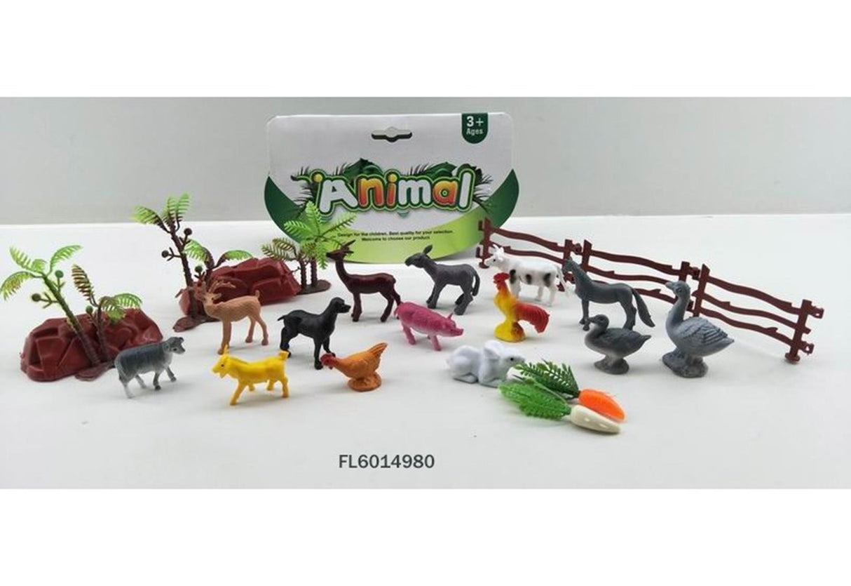 Aro farm animals with accessories 24 pieces