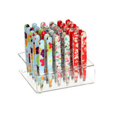 Face nail tweezers flowers assorted display 36 pieces