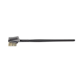 Face nail eyebrow comb brush black without blister