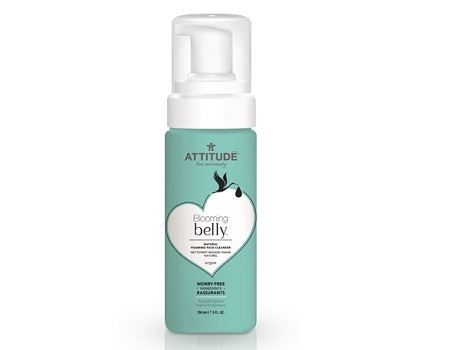 Attitude blooming belly natural face cleanser foam