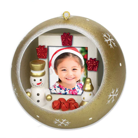 Zep Foto Kerstbal Eithel LS442 3,5x4,5 �10 cm