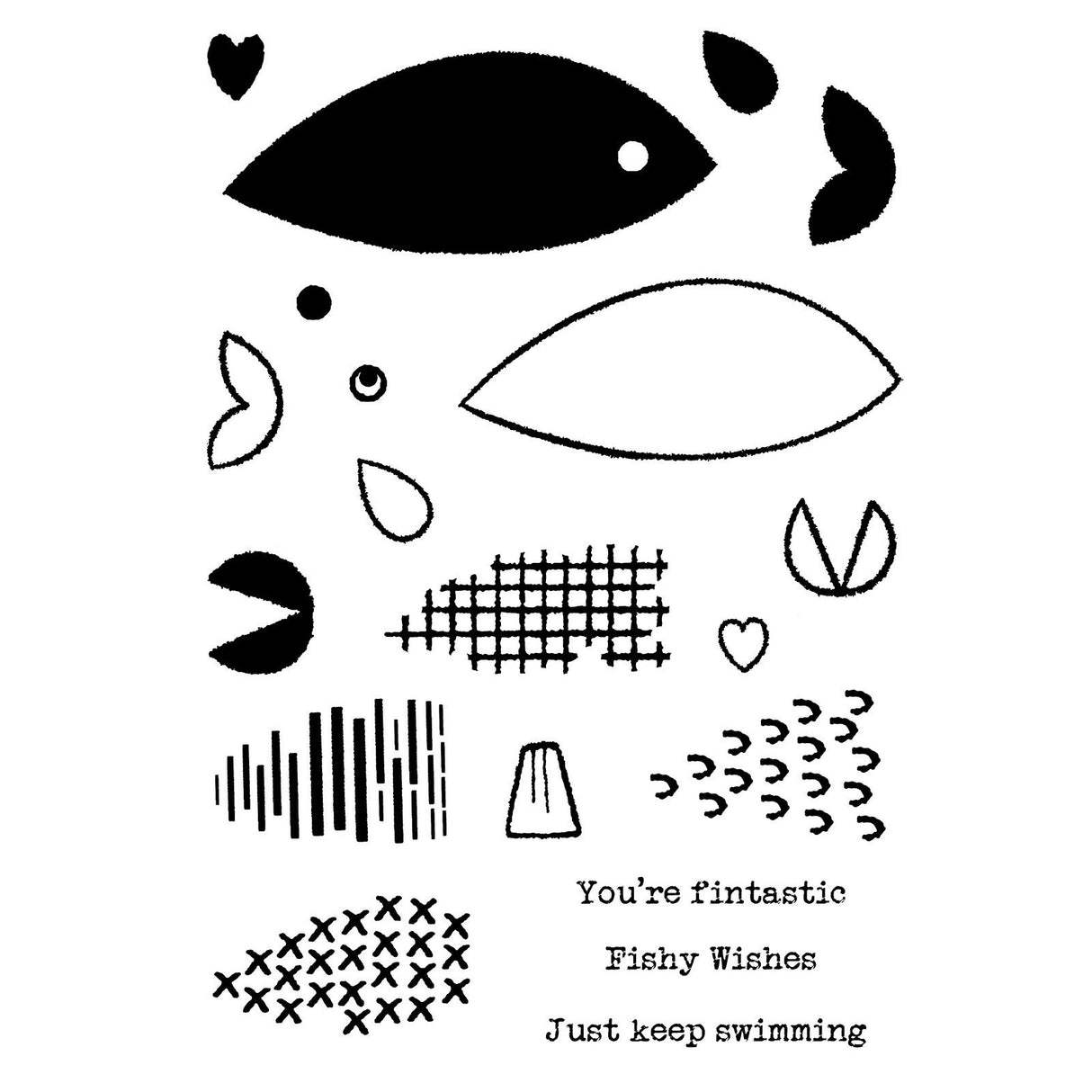 Woodware • clear singles build a fish