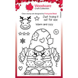 Woodware • clear singles stamps cozy gnome jumper