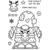 Woodware • clear singles stamps cozy gnome jumper
