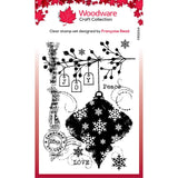 Woodware • Clear singles stamps winter bauble