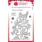 Woodware • clear singles stamp snowballs