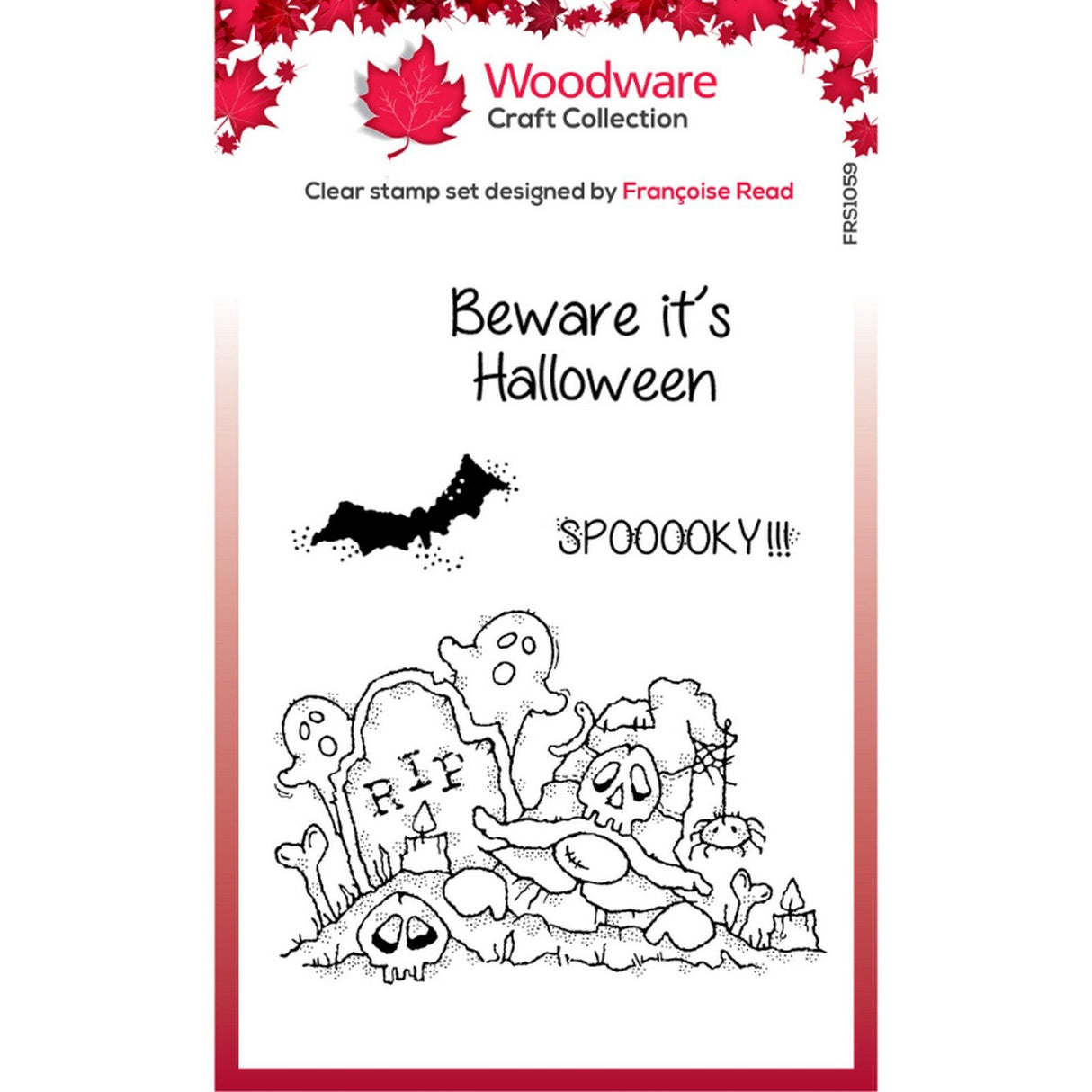 Woodware • clear singles stamps spooky night