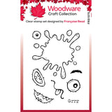 Woodware • clear singles blot monster stamp set