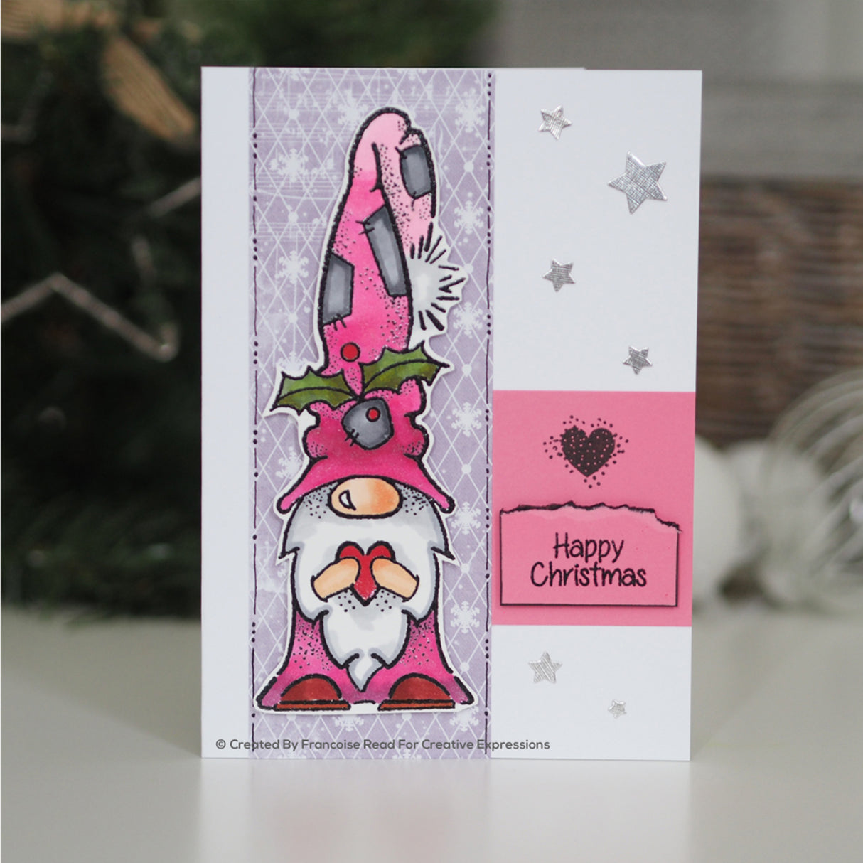 Woodware • clear stamp gnome wishes
