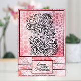 Woodware • clear singles stamp butterfly confetti