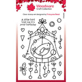 Woodware • clear single stamp wire birdhouse