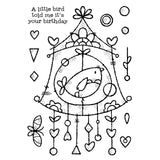 Woodware • clear single stamp wire birdhouse