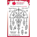 Woodware • Clear single stamp garden dream catcher
