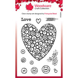 Creative expressions • clear stamp set bubble heart