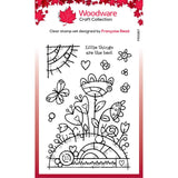 Woodware • clear single stamp flower mound