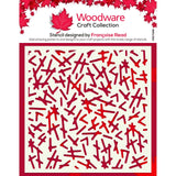 Woodware • Stencil dashed