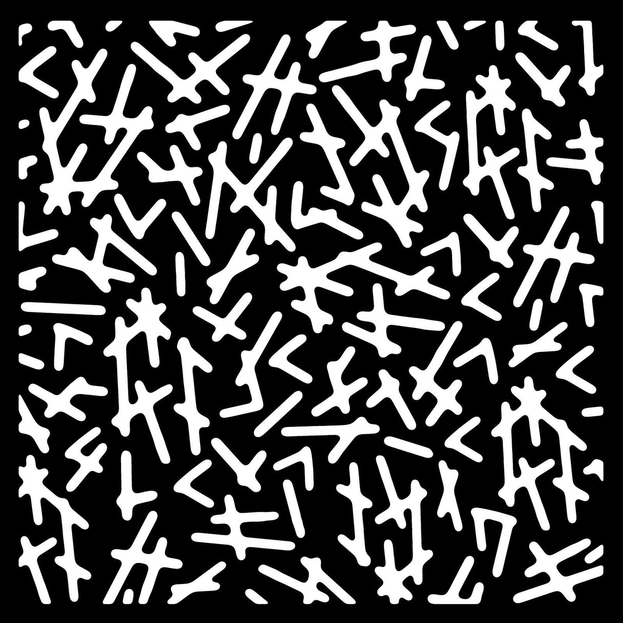 Woodware • Stencil dashed