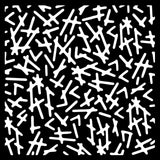 Woodware • Stencil dashed