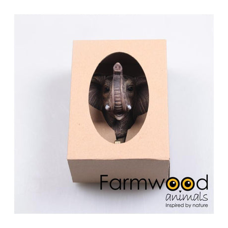 Farmwood animals kapstok haak hook'd! olifant 6,5x9x11cm