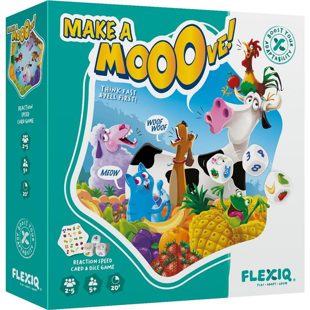 Flexiq makes a mooove! card game