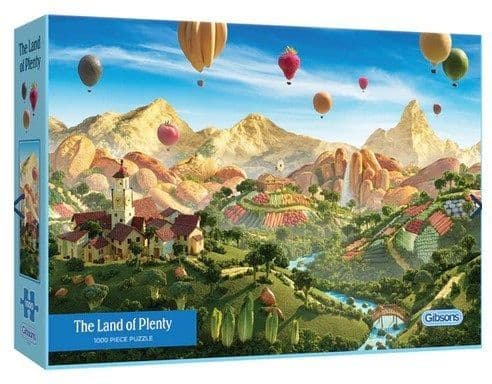 Intro Gibson Puzzel d'Land vu ville 1000 Stécker