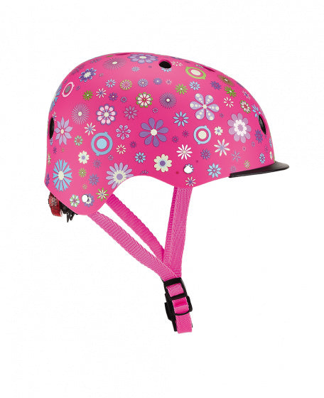 Globber Lights helmet pink size 48-53 cm