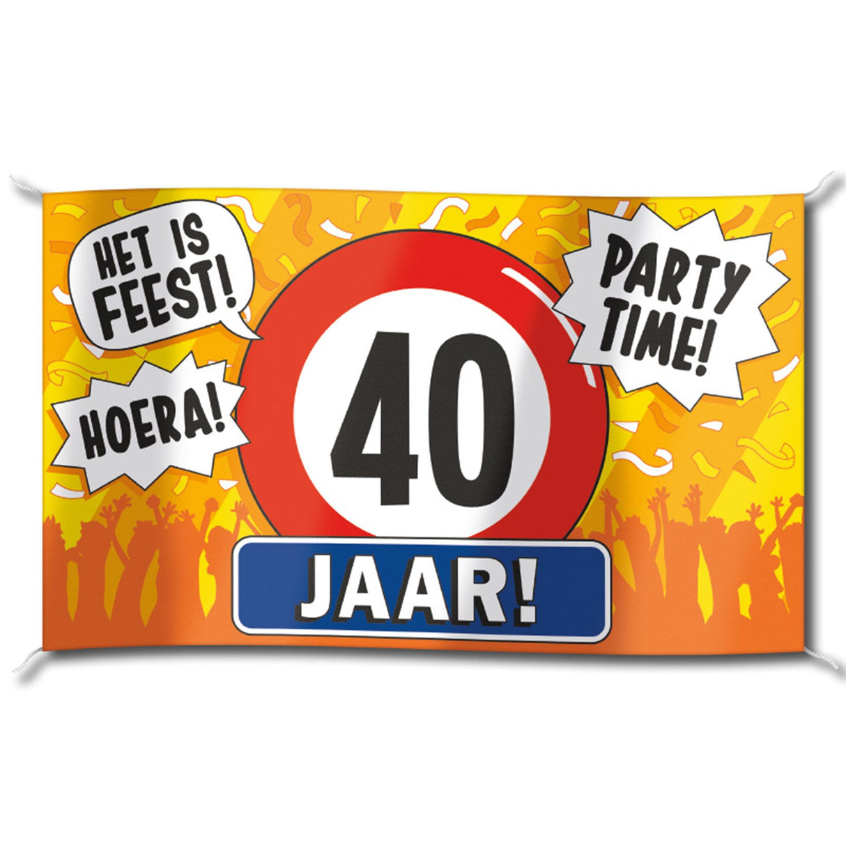 Paperdreams facade flag - 40 years