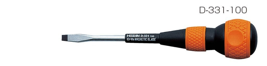 Hozan D-331-100 Destornillador Plat 6.0x1.0 mm, L = 100 mm