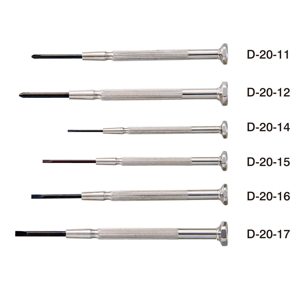 Hozan Precision Screwdriver Set 6-delen i påsen