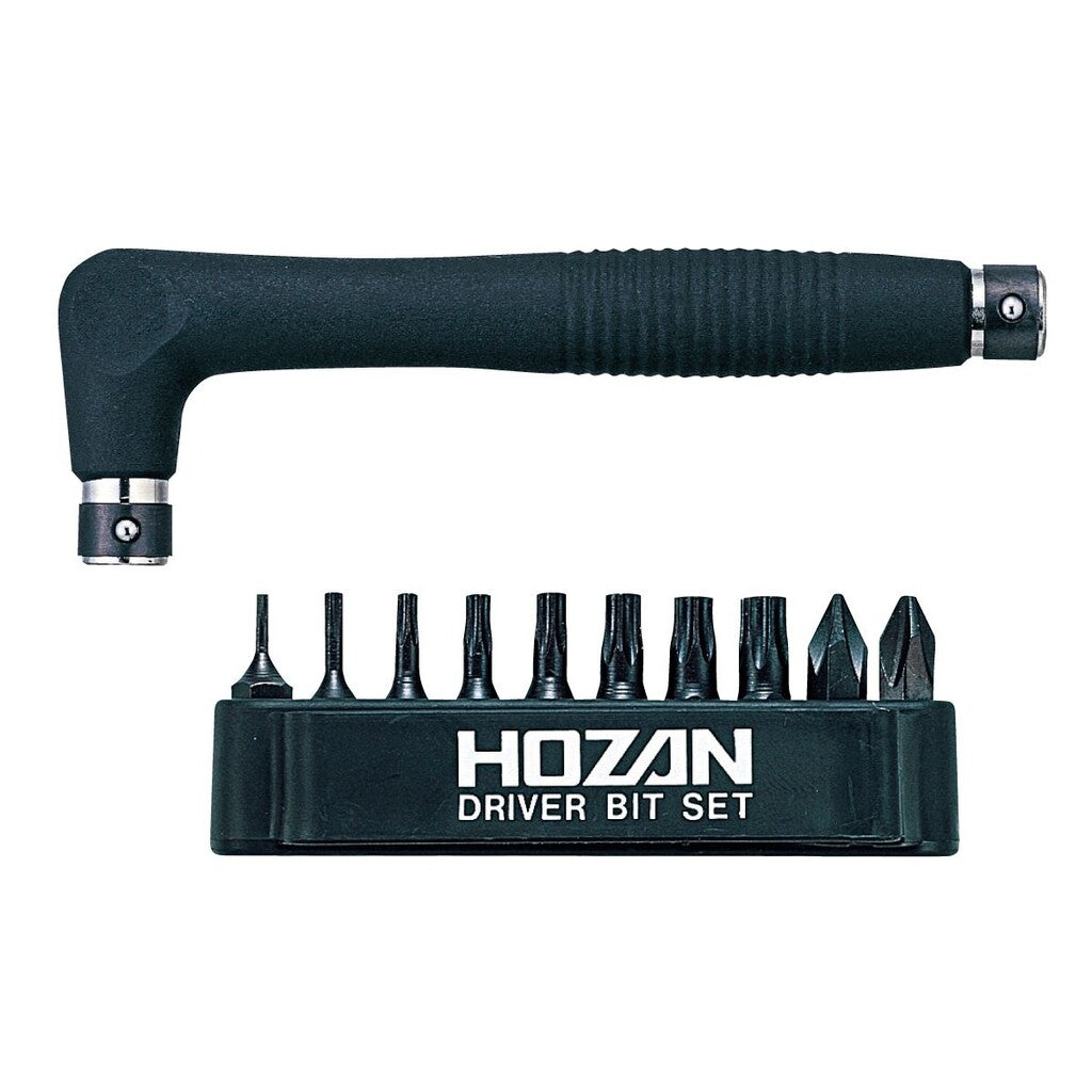 Hozan W-81 8-piece bitset for screwdrivers