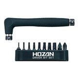 Hozan W-81 8-piece bitset for screwdrivers