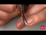 Erbe solingen nail scissors micro teeth 9cm (erbe91381)