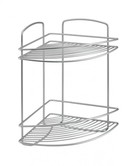 Metaltex onda rohový regál 22x22x35cm 2 vrstvy