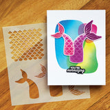 Ranger ink ranger • simon hurley create. stencil mermaid maker