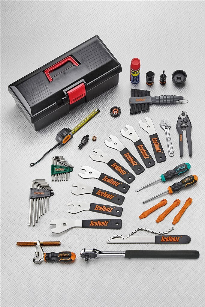 ICETOOLZ TOOL BOX 85A5 para el ingeniero de bicicleta avanzado