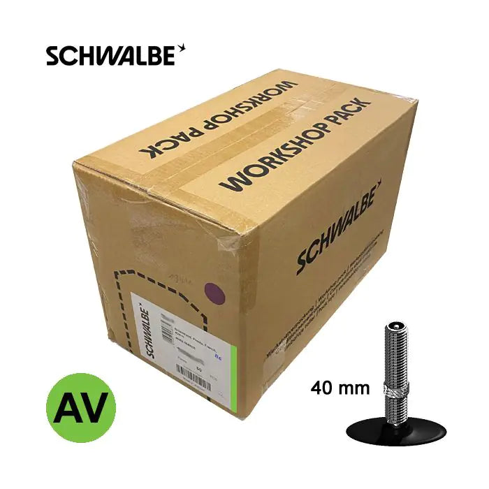 Schwalbe workshop packaging inner tube 28 inch av19 (p50)