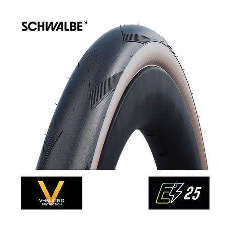 Padanga Schwalbe 28-1.25 (32-622) Pro One Evo juodos spalvos raukšlė