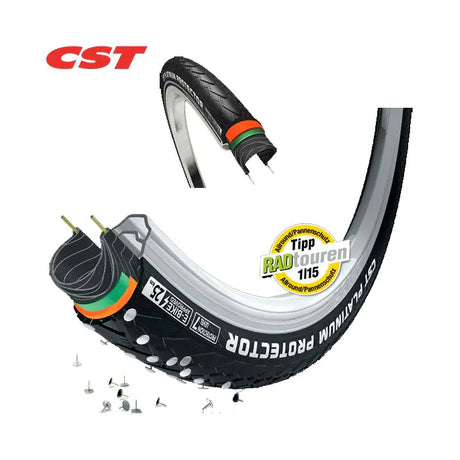 CST dekk Platinum Prot 28 X 1 5 8-1 3 8 (37-622) Svart