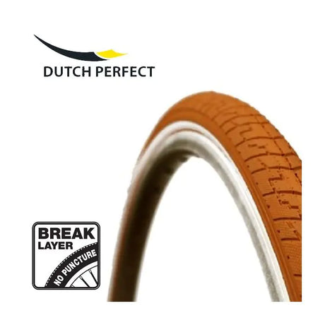 Dutch perfect tire 28 x 1.40 40-622mm anti-puncture - orange with reflection