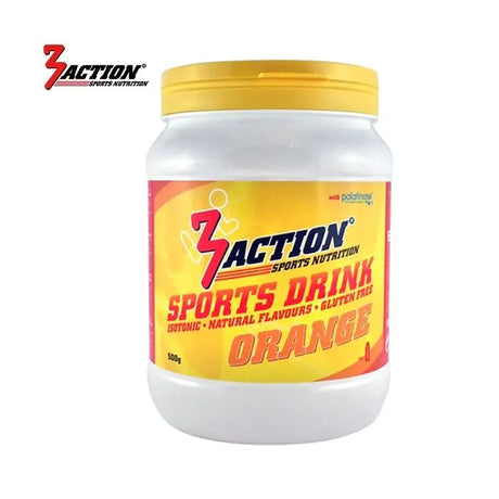 Bebida esportiva 3action laranja 500 gramas 1201000002