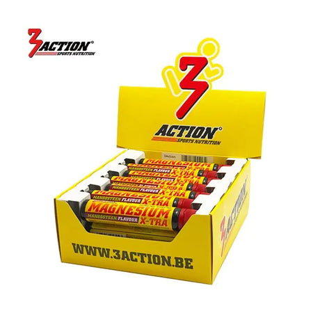 Ampułka z magnezem x-tra 3action 25 ml - pudełko ekspozycyjne 21 sztuk - 1202010005
